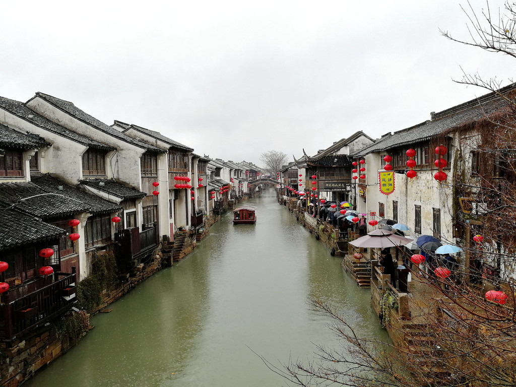 水墨苏州——春节雨中游