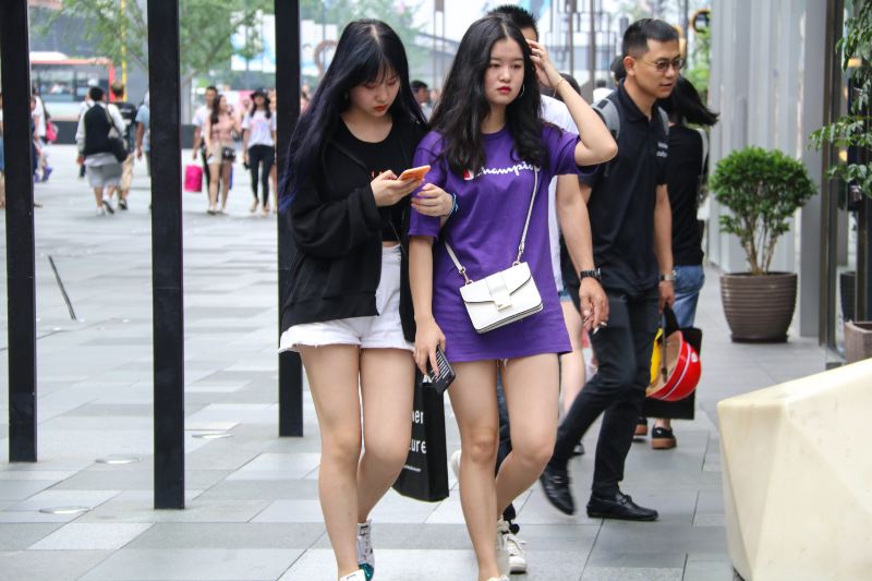 街拍是太古里最常见的     