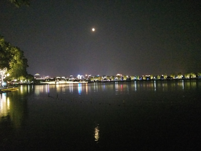 杭州西湖夜景