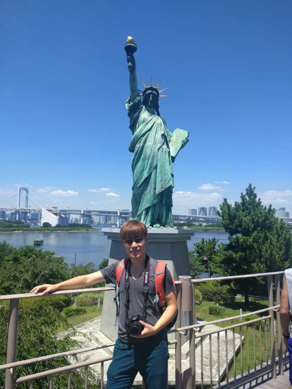 大名鼎鼎的自由女神像,据说这个是法国赠的,只不过小一号