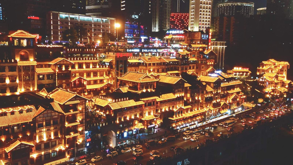 洪崖洞                                 心心念念的洪崖洞,梦里来过