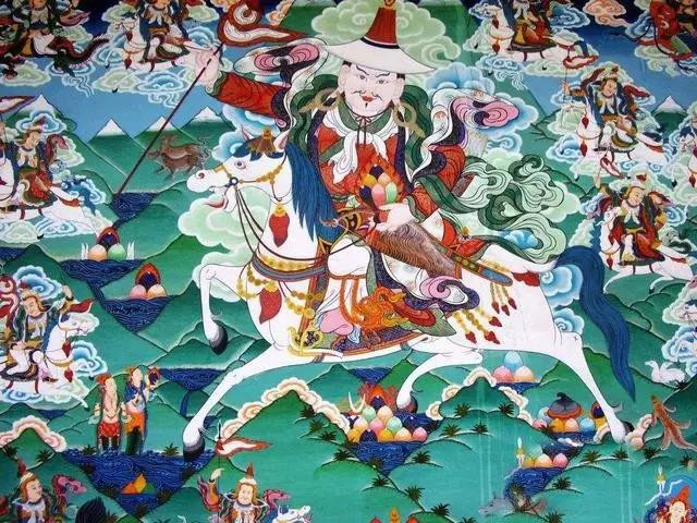 塔尔寺壁画是藏传佛教艺术品之一,壁画多用矿物颜料,色泽