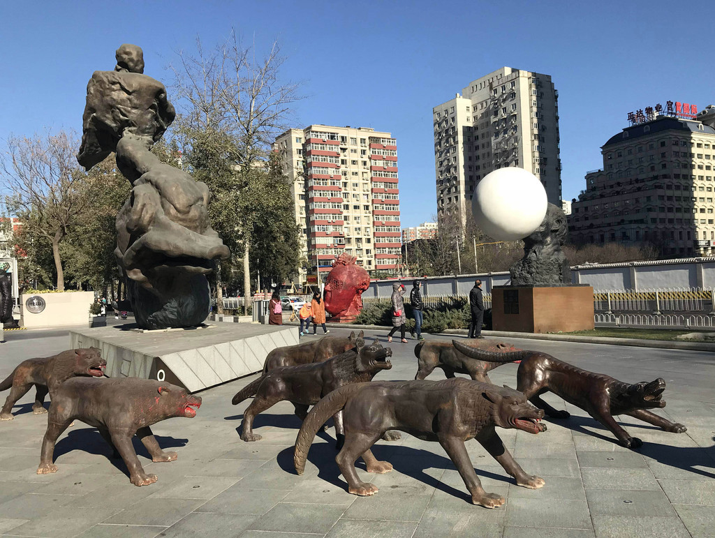 北京游 侨福芳草地购物中心 星云大师书法展