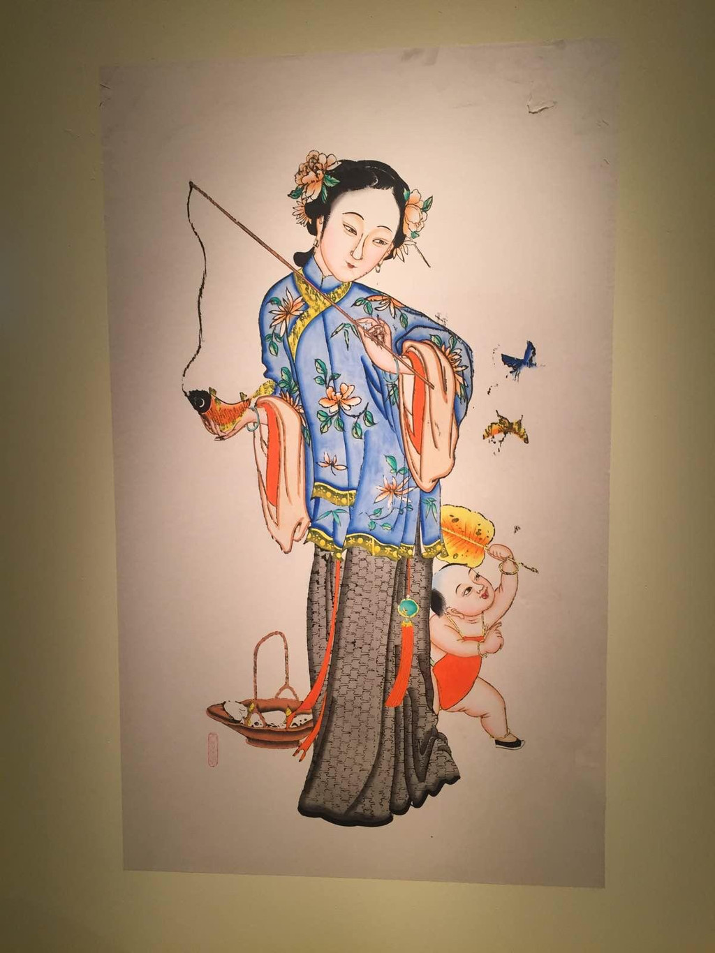杨柳青藏清代模板年画展