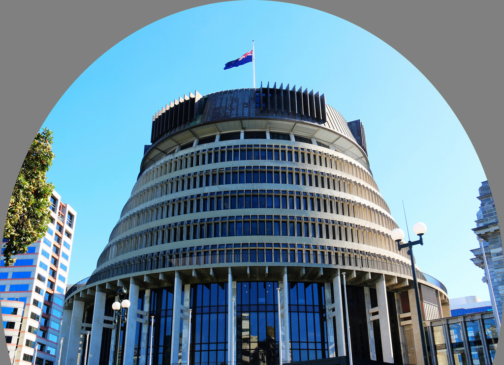 新西兰地标-举世无双的蜂巢结构建筑国会大厦