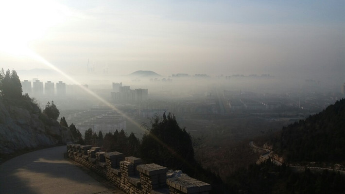 冬天的府君山