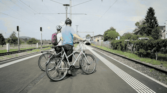 推着自行车上火车,瑞士骑行研行攻略