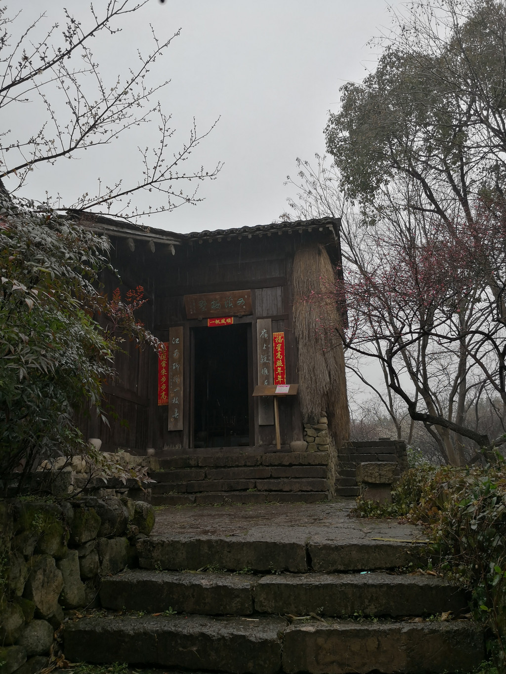西溪国家湿地公园:离开雸雪屋,前往"曲水寻梅,到达西溪梅墅