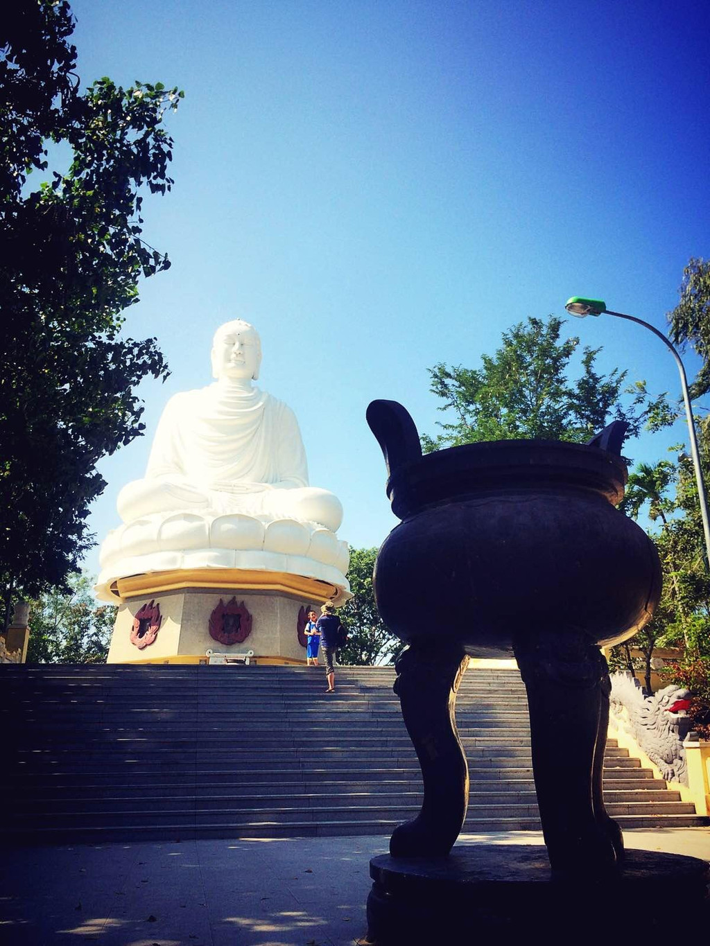 芽庄龙山寺 东南亚国家旅游,寺庙就