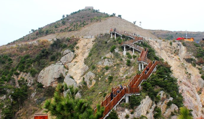 温岭最美的海岸线石塘镇珍珠滩滨海绿道