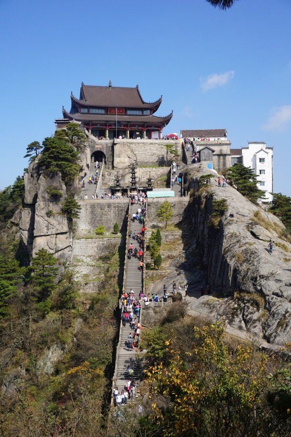 我的九华山感恩之旅~第三天(十王峰 天台寺 闵园尼庵群 月身宝殿)