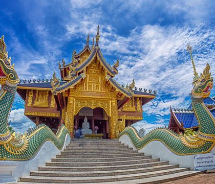 泰国清迈黑庙+白庙+清迈蓝庙一日游