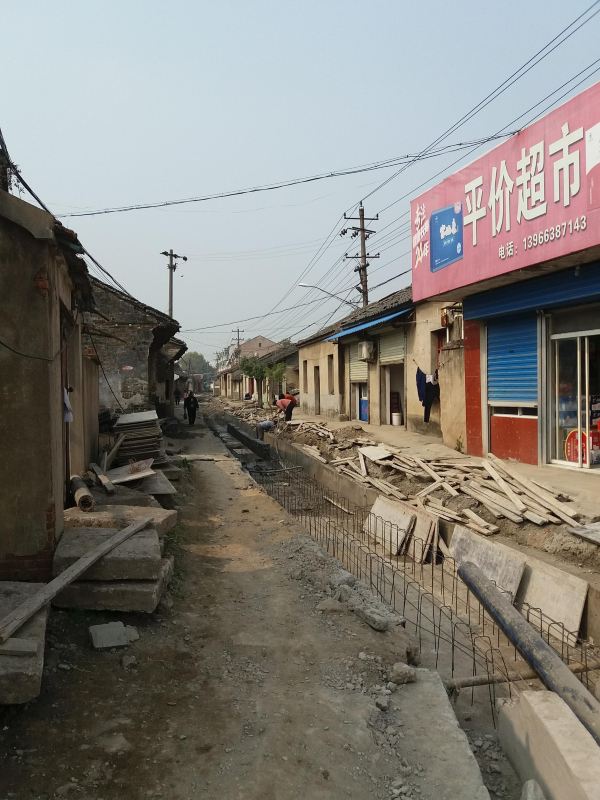 四,柘皋镇桥西街观感 1,桥西街的房屋为徽派建筑,砖木,硬山顶