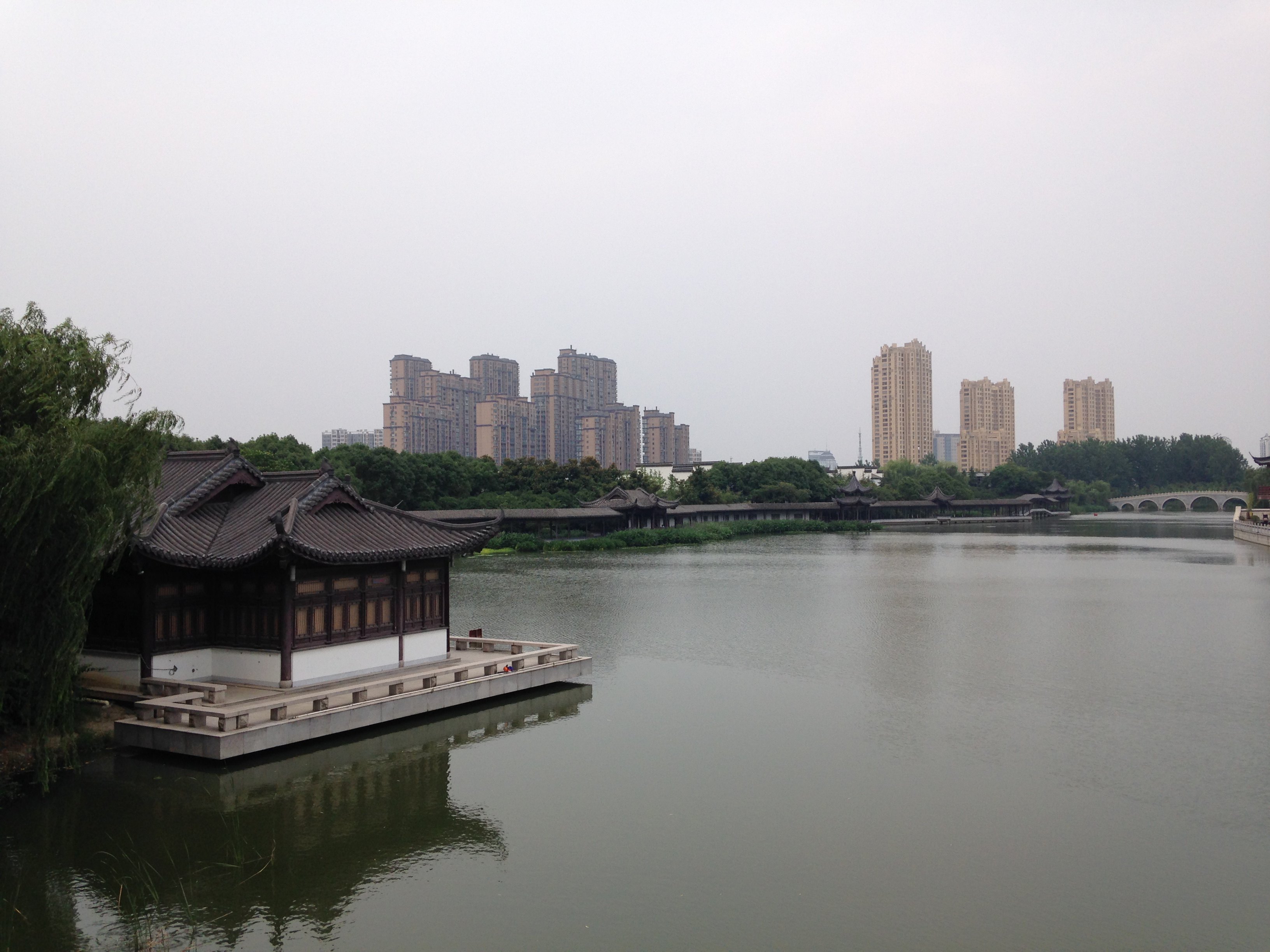 常州金坛区一日游:愚池,顾龙山,宝塔寺,长荡湖,普门寺,水街