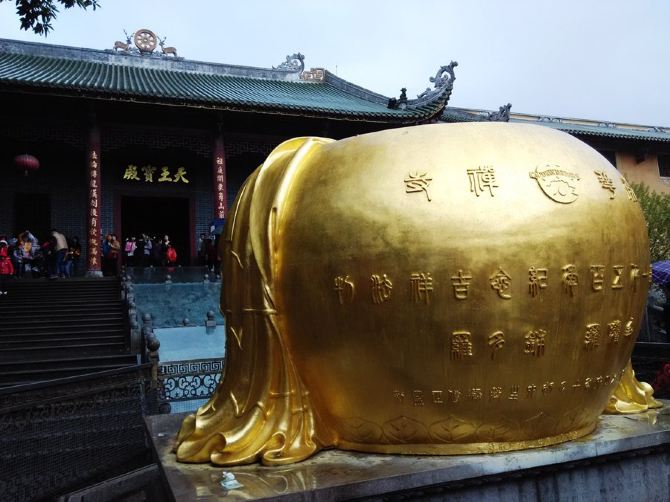 大雨挡不住游千年古刹南华寺的兴致--独行广东(7)