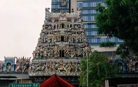 新加坡马里安曼兴都庙天气预报,历史气温,旅游