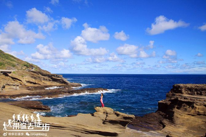 夏威夷欧胡岛拉奈观景台lanai lookout,波涛汹涌的海岸( 图)