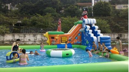 藁城国御水上乐园是目前石家庄规模最大的支架公共游乐场.