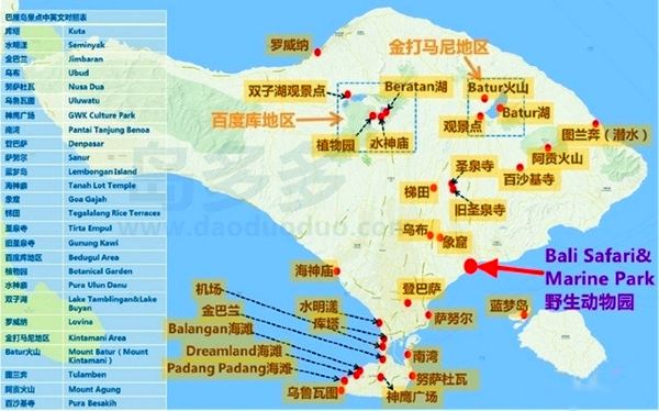 巴厘岛是一个多元化的旅游胜地,除了南部的海滩,岛屿,中部还有梯田