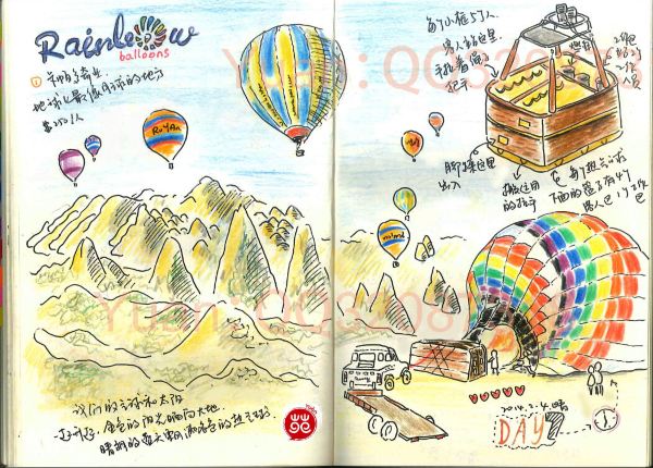 【土耳其】手绘旅行日记(阿里带我玩遍turkey)