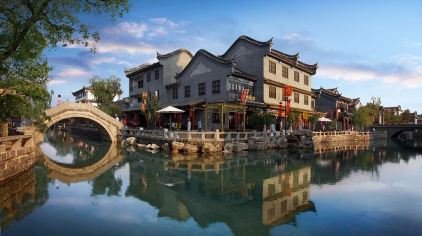 滦县清风湾客栈1晚【位于滦州古城城西门 步行观看篝火舞】纳西庭院与韩国时尚风格相结合+[可加购滦州古城门票]-【携程自由行景酒套餐】