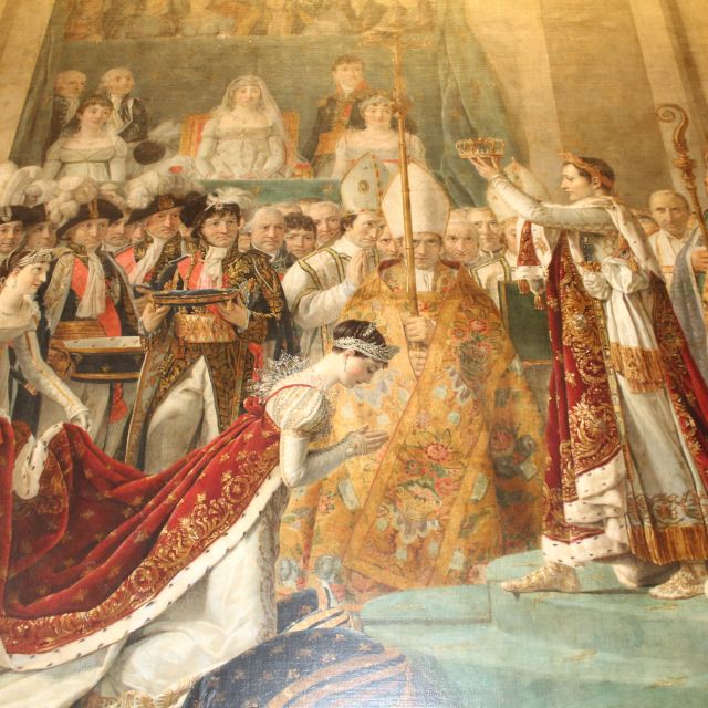 皇后加冕的油画