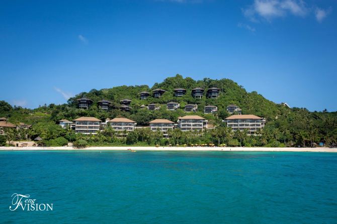 沿途还有高大上的香格里拉酒店,拥有各种海景沙滩,路过农村别墅.150平方私人别墅设计图图片