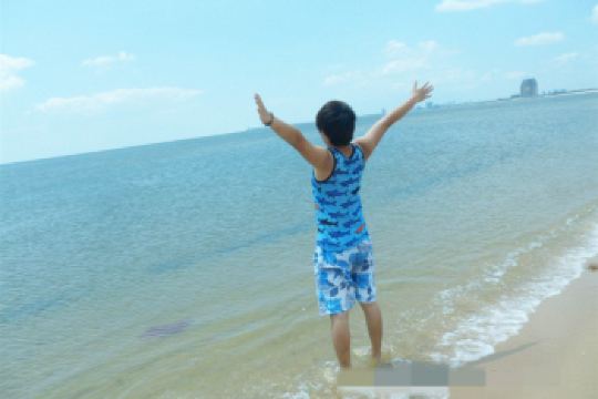 东戴河,好美丽的海滩景色,唯美相片与大家分享