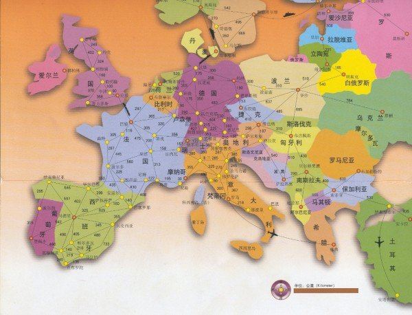 (英伦慢行12天)附四:英国相关地图 地图-欧洲
