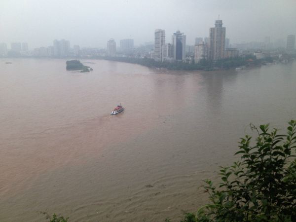 岷江,青衣江,大渡河三江交汇处