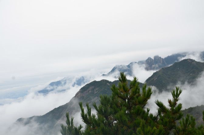 九华山净心户外探线-独秀峰天华峰最美户外徒步登山路线