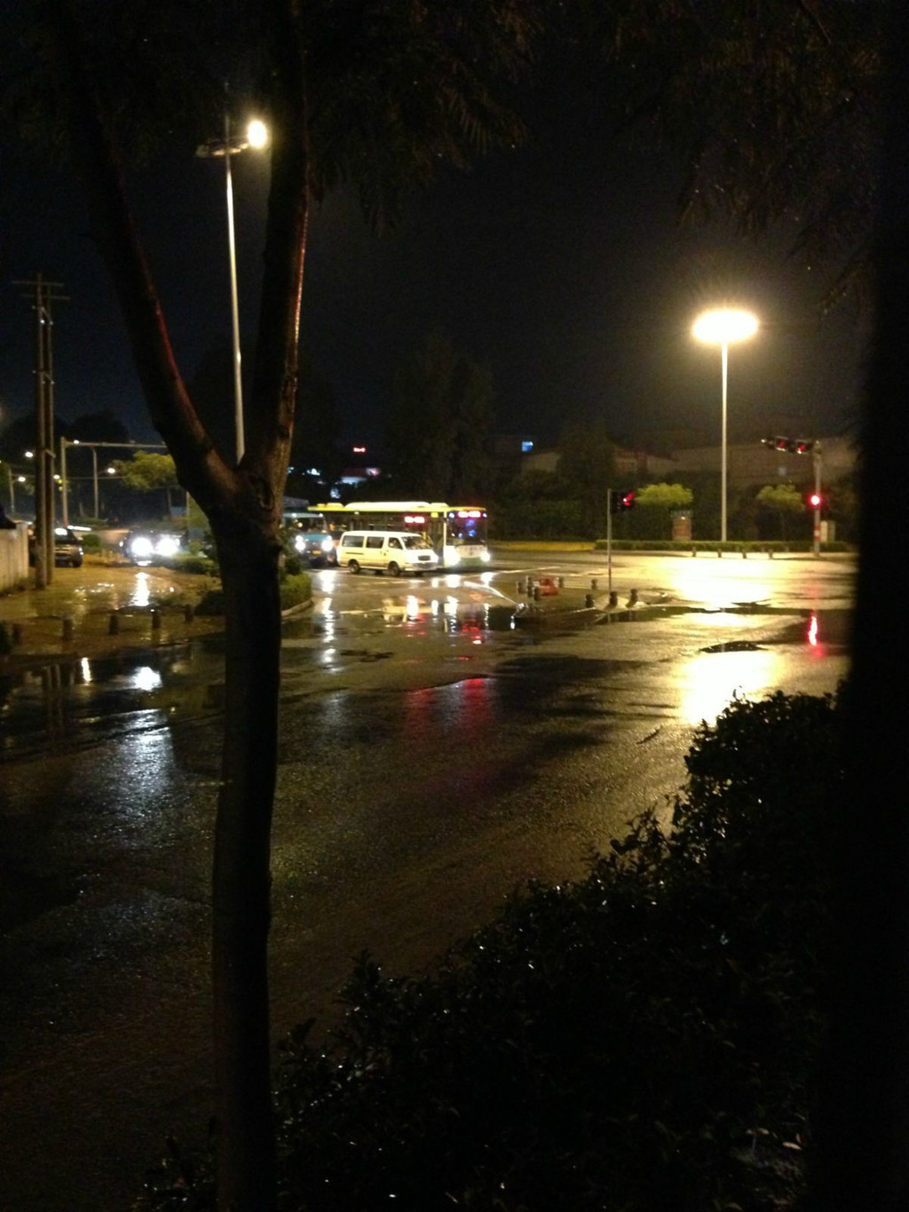                     雨后的夜晚
