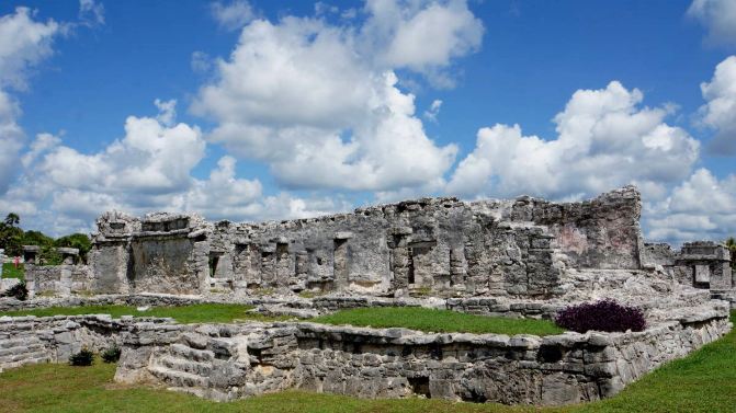 美加狂奔进行时(46)墨西哥 玛雅文化图伦遗址 