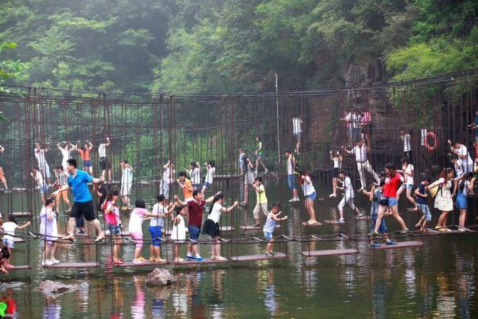 【龙潭大峡谷验客】龙潭峡谷峡秀谷幽 荆紫仙山休闲圣境