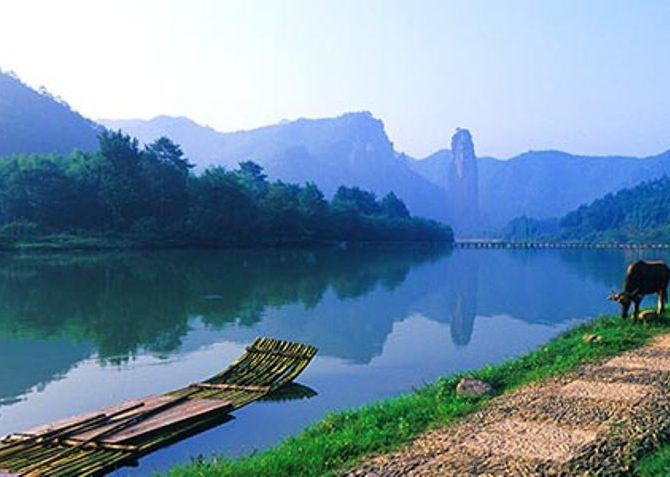 仙都风景区,距离酒 4.