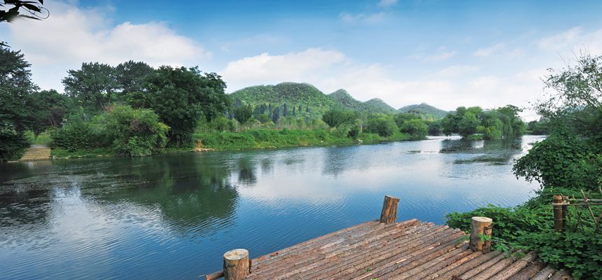 花溪国家城市湿地公园十里河滩景区