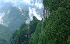 张家界天门山索道天气预报,历史气温,旅游指数