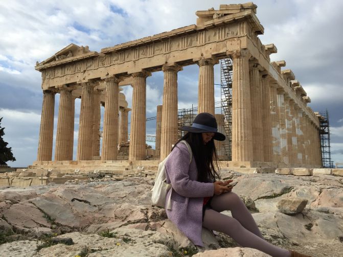 土耳其希腊-即使是淡季也要早起的雅典卫城(内