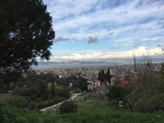 土耳其希腊-即使是淡季也要早起的雅典卫城(内