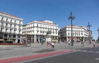 充满生活气息的马德里太阳门广场 - 马德里游记