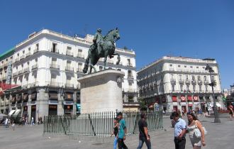 充满生活气息的马德里太阳门广场 - 马德里游记