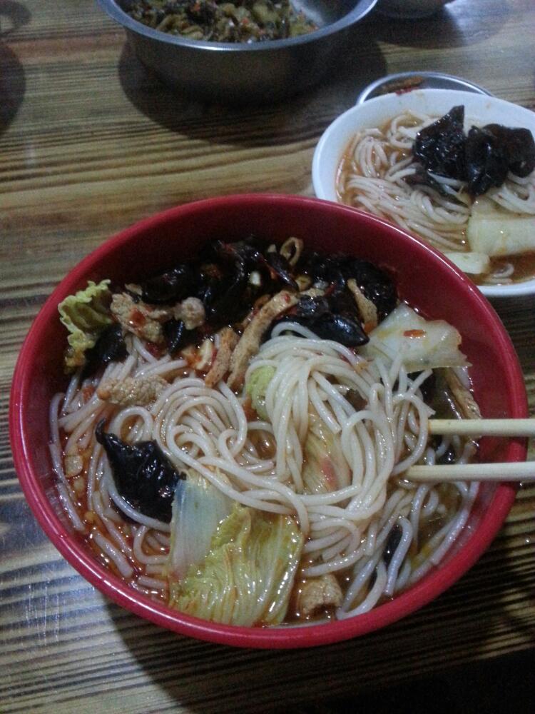 早餐米线,很过瘾 丽江古城