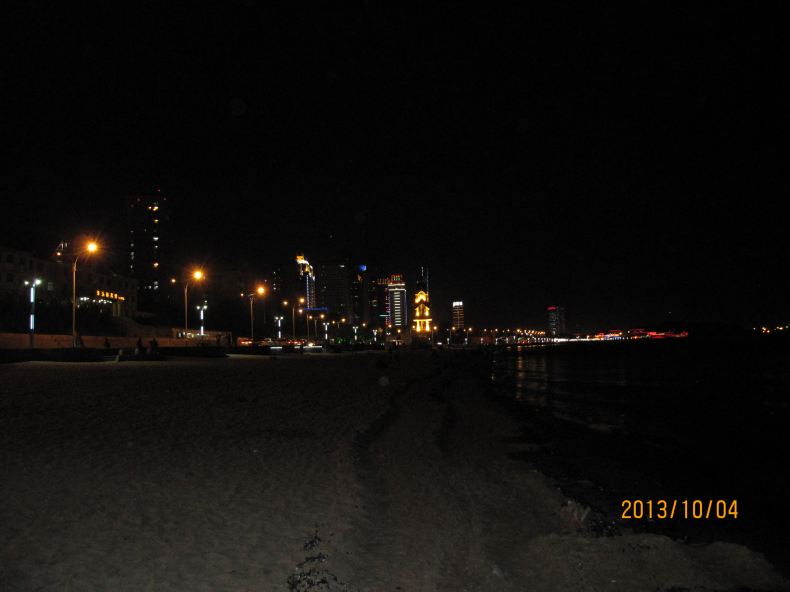 烟台海边夜景