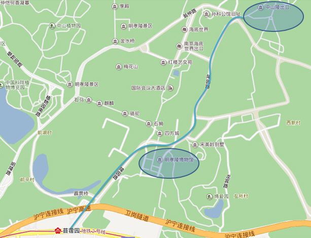 步行路线图一.