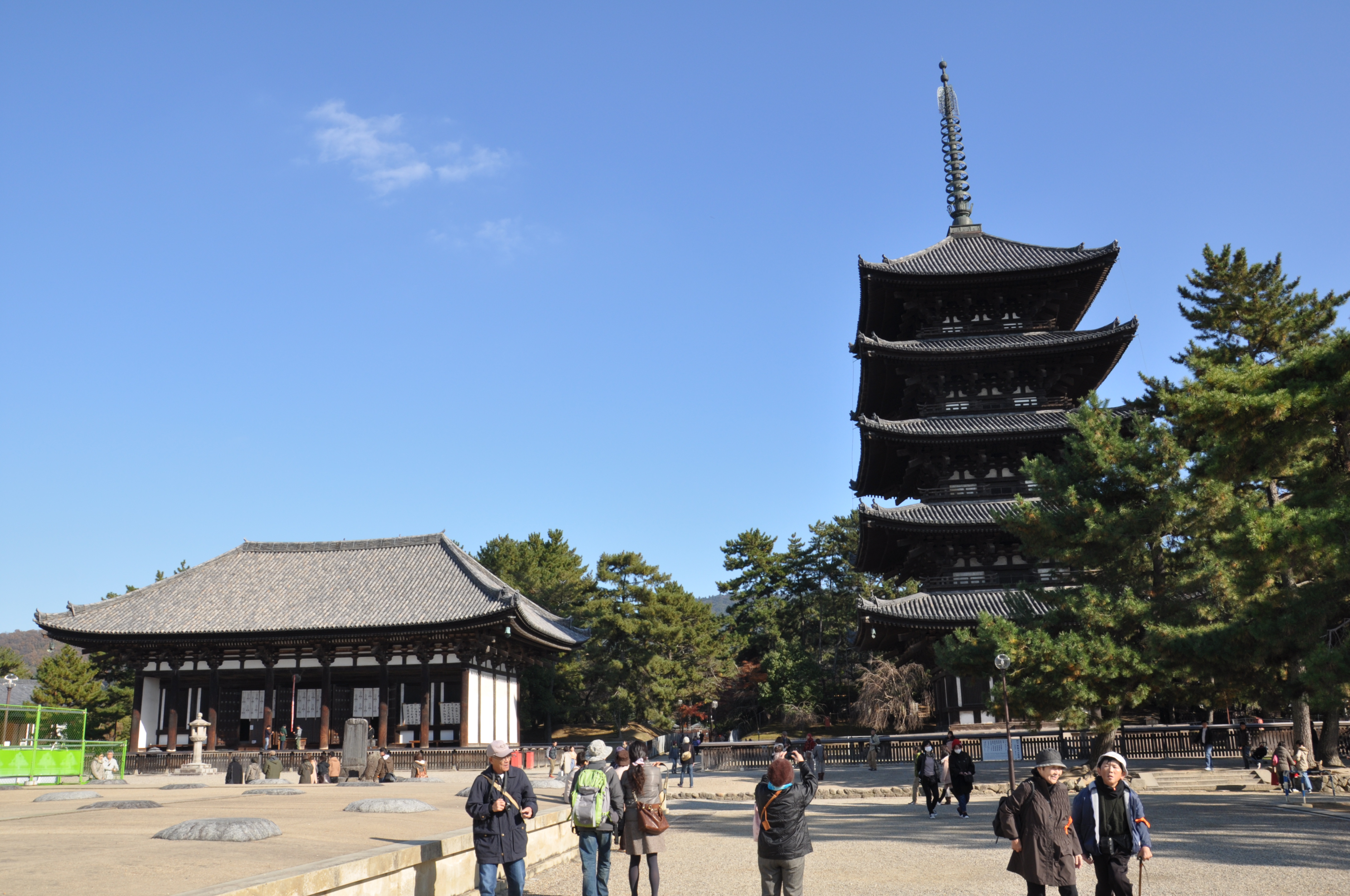 大阪到奈良---奈良公园,东大寺,兴福寺五重塔