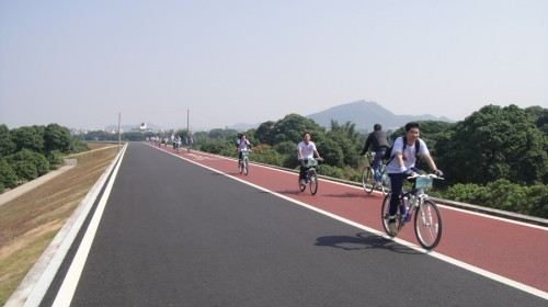 从化流溪河水上绿道