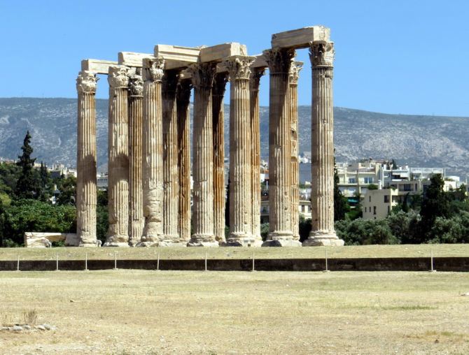 希腊旅行日记3--宙斯神殿、宪法广场 - 雅典游记