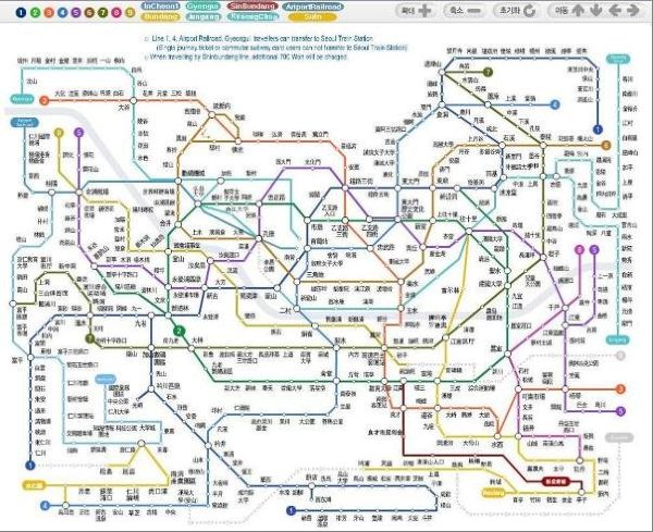 jsp 首尔地铁的复杂度应该在亚洲仅次于东京,首尔地铁在报站和指示