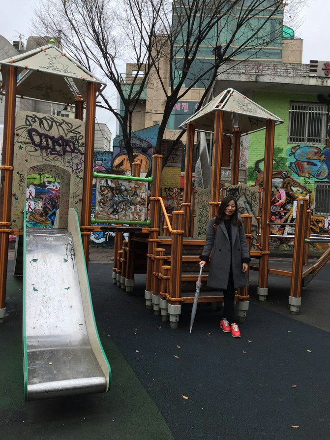 两个大龄闺蜜时隔两年的韩国行 姐游的不是景