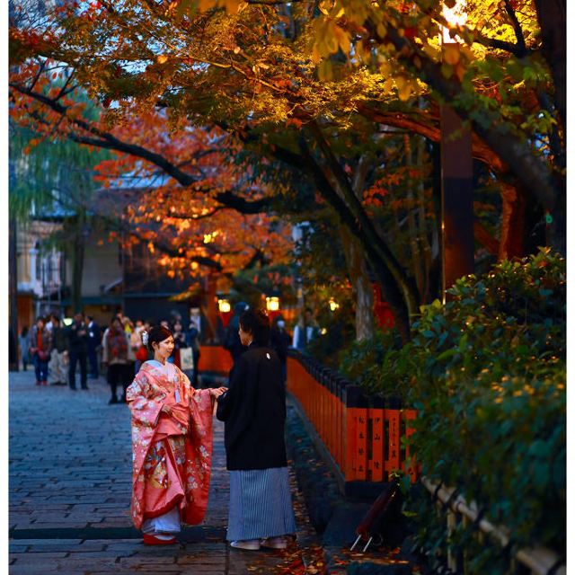 京都的袛园,是日本最具代表性的花街.